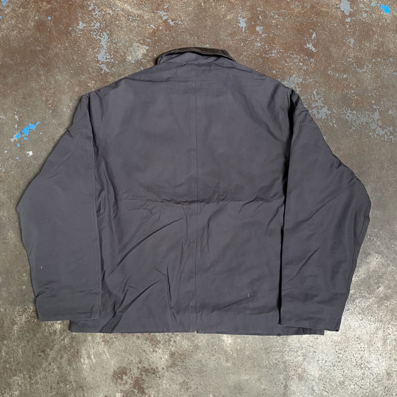 Carhartt Dark Grey Jackets Reworkwear Northern Pole Vintage Wholesale 