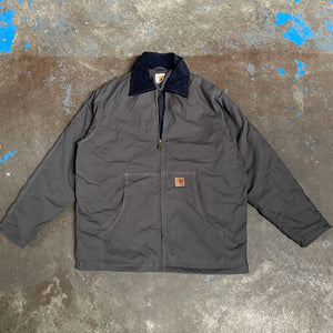 Carhartt Grey Jackets Reworkwear Northern Pole Vintage Wholesale 