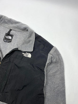 The North Face Men's Grey and Black Fleece Jacket