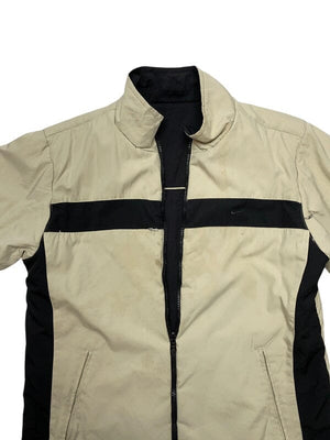 00s Beige-Black Nike Reverse Jacket Women's Large Northern Pole Vintage Wholesale 