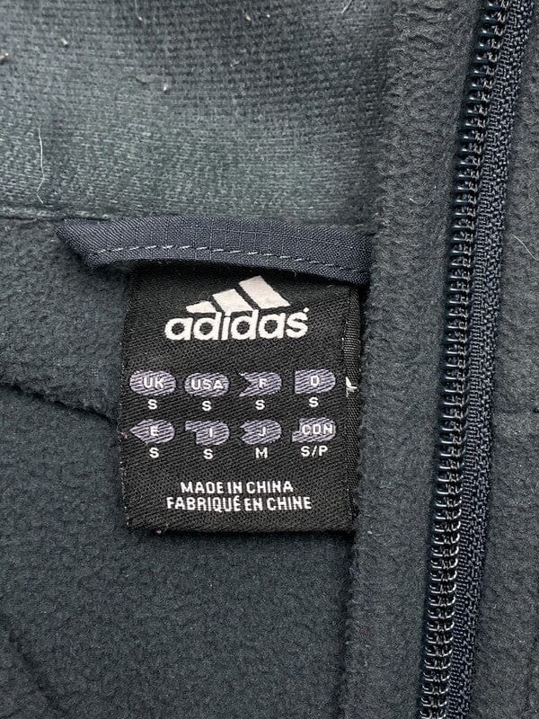 00s Black Adidas Fleece Jacket Men's Small Northern Pole Vintage Wholesale 