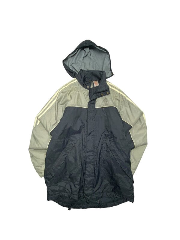 00s Black Adidas Raincoat Men's Medium Northern Pole Vintage Wholesale 