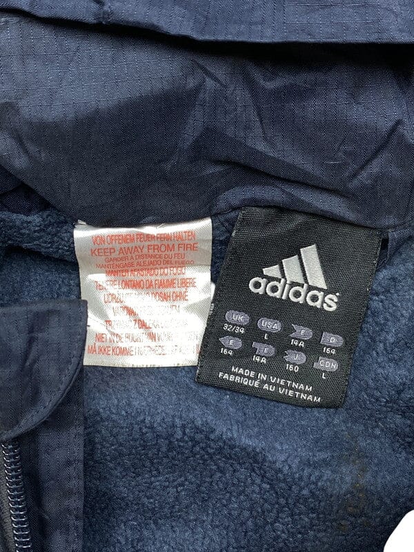 00s Black Adidas Windbreaker Men's Small Northern Pole Vintage Wholesale 