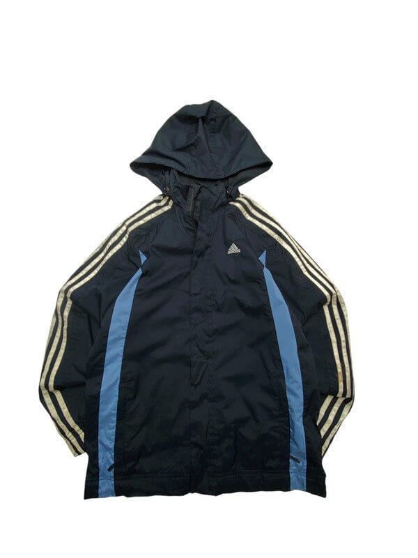 00s Black Adidas Windbreaker Men's Small Northern Pole Vintage Wholesale 