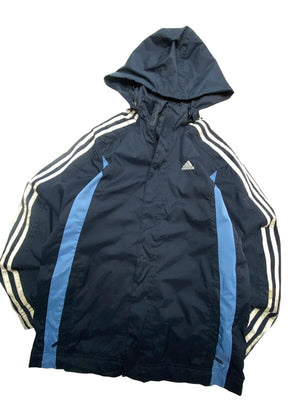 00s Black Adidas Windbreaker Men's Small Northern Pole Vintage Wholesale 