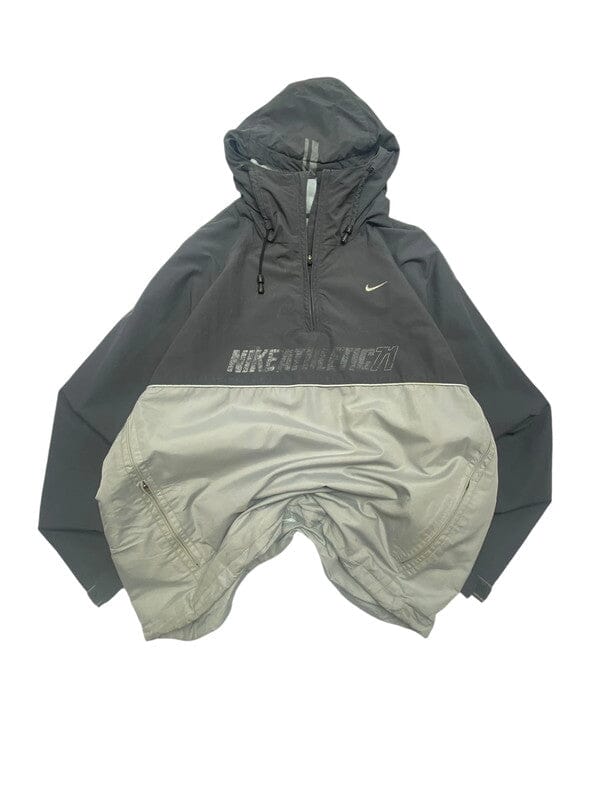 00s Black-Grey Nike Anorak Jacket Men's XL Northern Pole Vintage Wholesale 