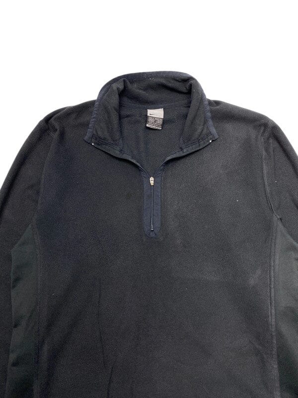 00s Black Nike 1/4 Zip-up Sweatshirt Men's Medium Northern Pole Vintage Wholesale 