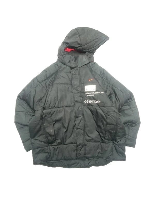 00s Black Nike Puffer Jacket Men's Large Northern Pole Vintage Wholesale 