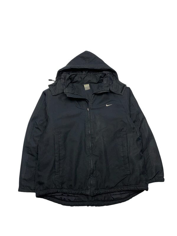 00s Black Nike Puffer Jacket Men's Medium Northern Pole Vintage Wholesale 
