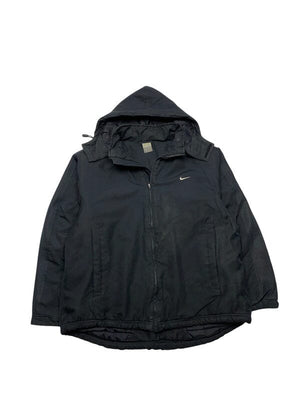 00s Black Nike Puffer Jacket Men's Medium Northern Pole Vintage Wholesale 