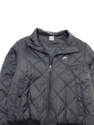 00s Black Nike Quilted Jacket Men's Large Northern Pole Vintage Wholesale 