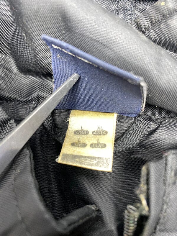 00s Black Umbro Jacket Men's Large Northern Pole Vintage Wholesale 