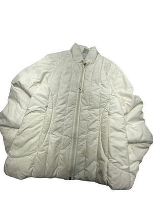 00s Cream Adidas Puffer Jacket Women's Medium Northern Pole Vintage Wholesale 