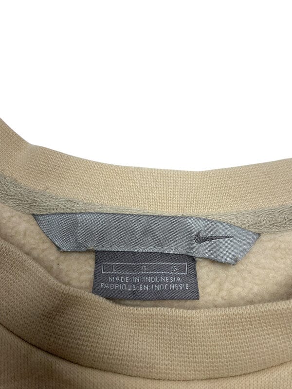 00s Cream Beige Nike Sweatshirt Women's Large Northern Pole Vintage Wholesale 