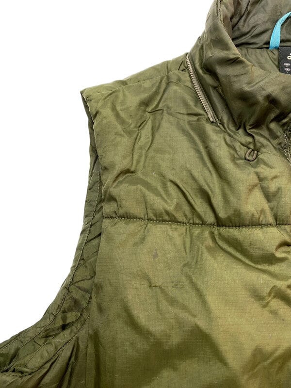 00s Dark Green Adidas Puffer Gilet Men's Large Northern Pole Vintage Wholesale 