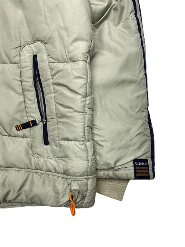 00s Green Adidas Puffer Jacket Men's Large Northern Pole Vintage Wholesale 