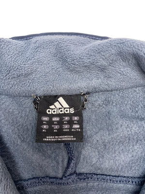 00s Grey Adidas Fleece Jacket Men's XL Northern Pole Vintage Wholesale 