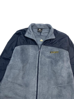00s Grey Adidas Fleece Jacket Men's XL Northern Pole Vintage Wholesale 