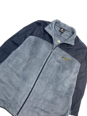 00s Grey Adidas Fleece Jacket Men's XL Northern Pole Vintage Wholesale 