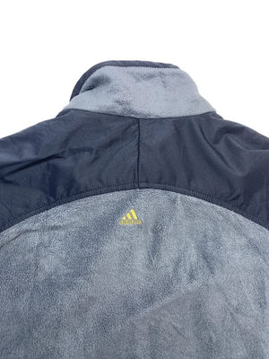 00s Grey Adidas Fleece Jacket Men's XL Northern Pole Vintage Wholesale 