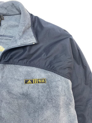 00s Grey Adidas Fleece Jacket Men's XL Northern Pole Vintage Wholesale 