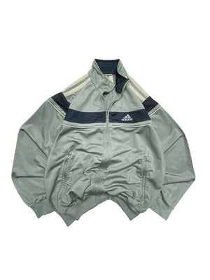 00s Grey Adidas Windbreaker Men's Small Northern Pole Vintage Wholesale 