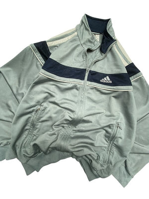 00s Grey Adidas Windbreaker Men's Small Northern Pole Vintage Wholesale 