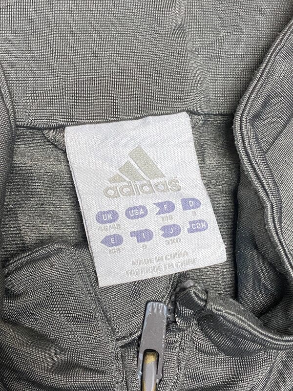 00s Grey Adidas Windbreaker Men's XL Northern Pole Vintage Wholesale 