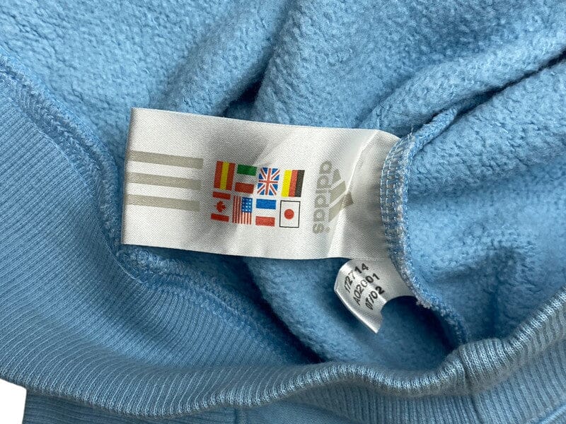 00s Light Blue Adidas Logo Sweatshirt Men's Large Northern Pole Vintage Wholesale 