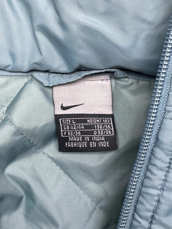 00s Light Blue Nike Windbreaker Men's Large Northern Pole Vintage Wholesale 