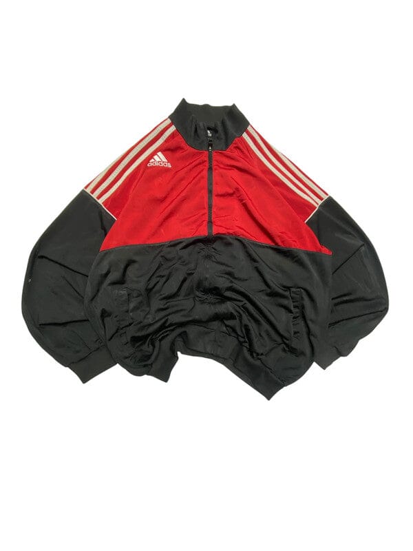 00s Red-Black Adidas Windbreaker Men's XL Northern Pole Vintage Wholesale 