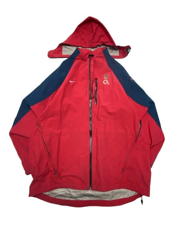 00s Red Nike England Windbreaker Men's XL Northern Pole Vintage Wholesale 