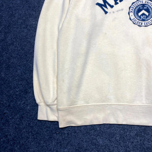 Cream Big Cotton Sweatshirt Men's XL