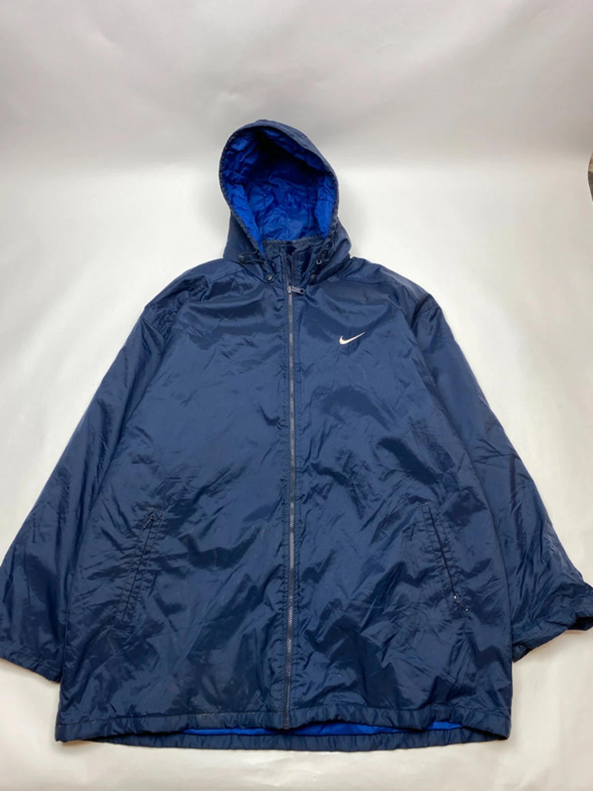 Nike Navy Blue Puffer Windbreaker Jacket