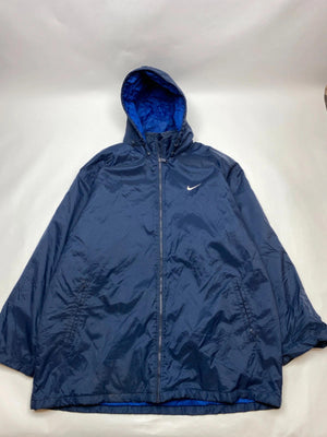 Nike Navy Blue Puffer Windbreaker Jacket
