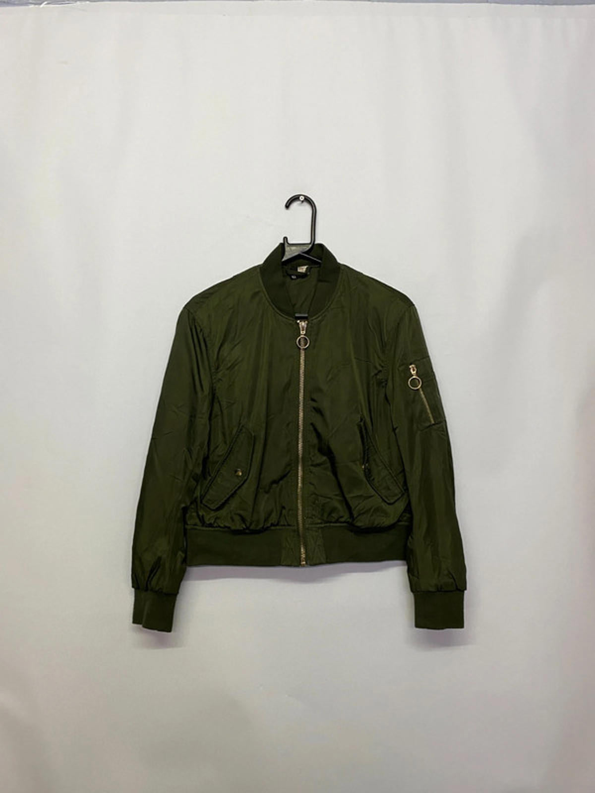 Women’s Khaki Green Bomber Jacket