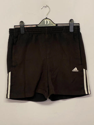 Adidas Black 3-Stripes Sports Shorts