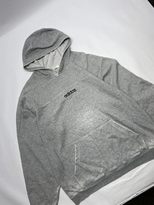 Adidas Grey Essential Hoodie (Men’s L)