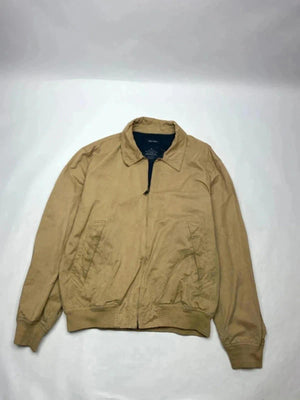 Nautica Tan Harrington Jacket XL – Classic Zip Jacket