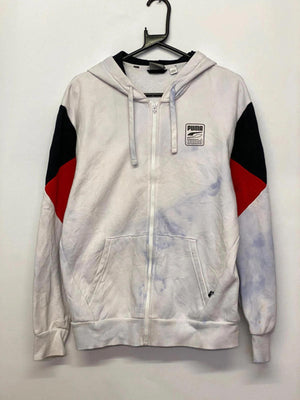 Puma Hoodie White/Red/Black Full-Zip