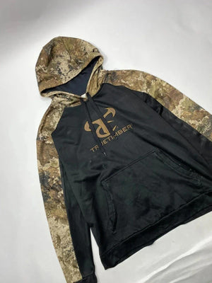 🦌 TrueTimber Camo Sleeve Hoodie – Men’s L