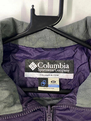 Columbia Purple Quilted Interchange Jacket