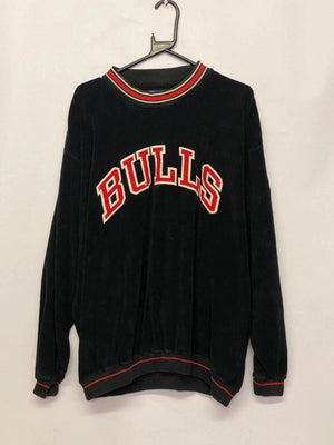Vintage Starter NBA Chicago Bulls Sweatshirt Pullover – Black/Red