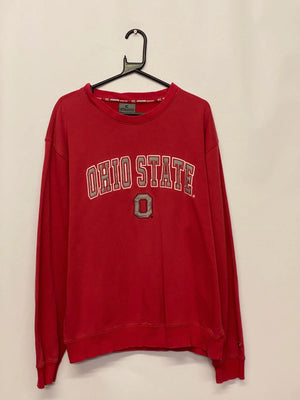 Colosseum Athletics “Ohio State” Red Crewneck Sweatshirt