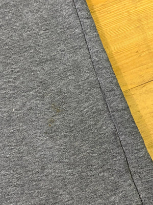 Puma Grey V-Neck Sweatshirt with Striped Sleeves