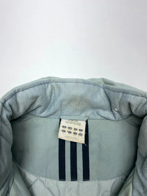 Vintage Adidas Two-Tone Grey & Navy Puffer Jacket