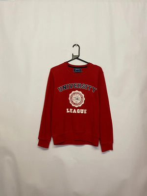 Crown “University League” Red Crewneck Sweatshirt