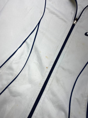 Vintage Nike White Zip-Up Jacket – L – Swoosh Logo