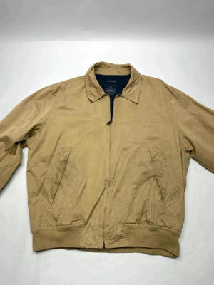 Nautica Tan Harrington Jacket XL – Classic Zip Jacket