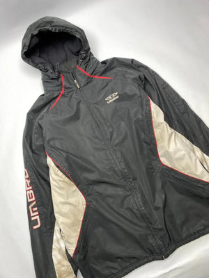 Umbro Black & Silver Hooded Winter Jacket (Men’s XL)